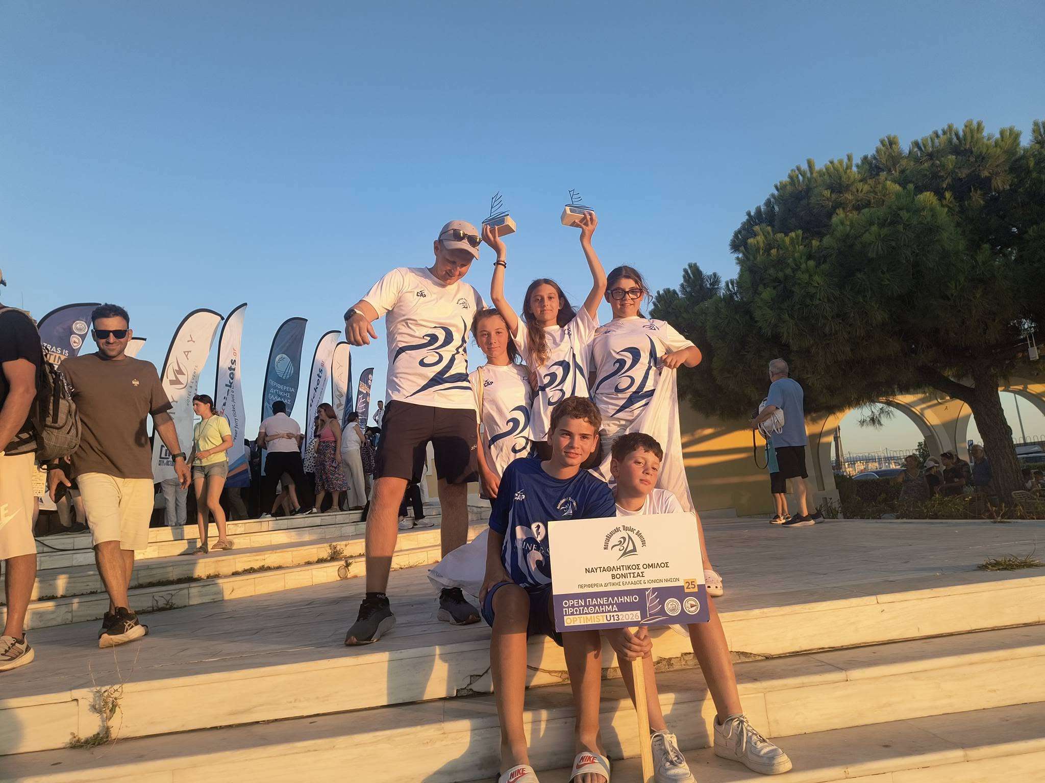 Open Πανελλήνιο Πρωτάθλημα Optimist U13 | Πάτρα: Με πέντε αθλητές συμμετείχε ο ΝΑ.Ο. Βόνιτσας