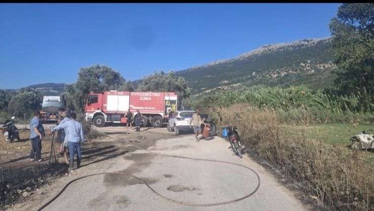 Υπό πλήρη έλεγχο η πυρκαγιά που ξέσπασε στην Πλαγιά Βόνιτσας