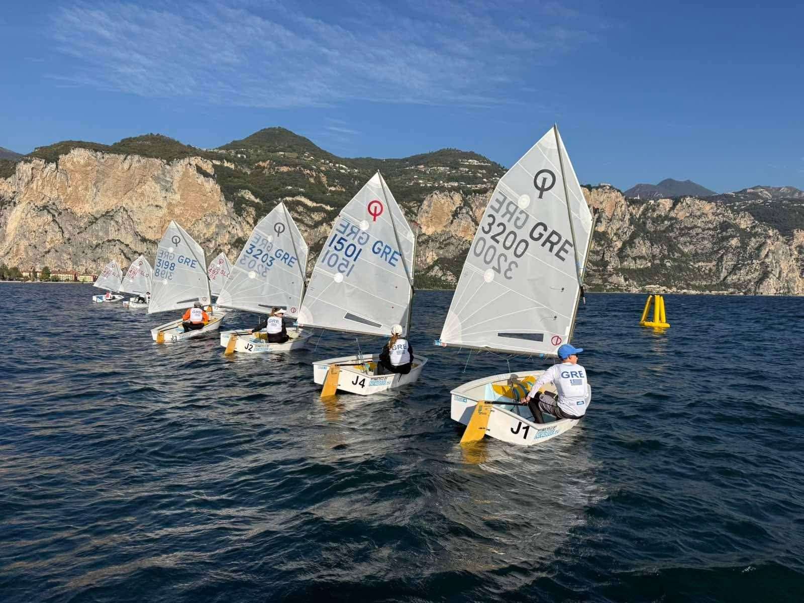 Η Εθνική Ελλάδας Ομαδικού Optimist στην 5η θεση της Ευρώπης!